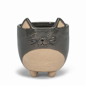 Large Cat on Legs Planter - 5"H plant seeds  