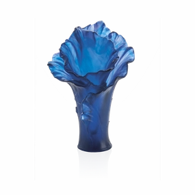 Large Dark Blue Vase mini ornamental plant  