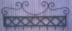 Lattice Coat Rack decorative plants  