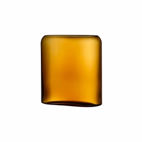 Layers Vase Medium in Amber mini ornamental plant  