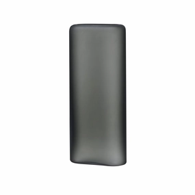 Layers Vase Tall in Smoke (acid mat) mini ornamental plant  