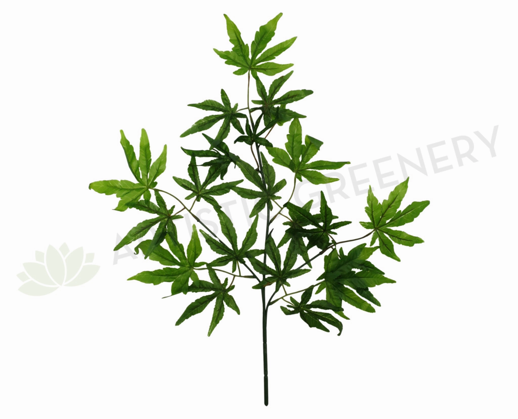 LEA0021(b) Maple Leaf Spray Green xl flower pot  