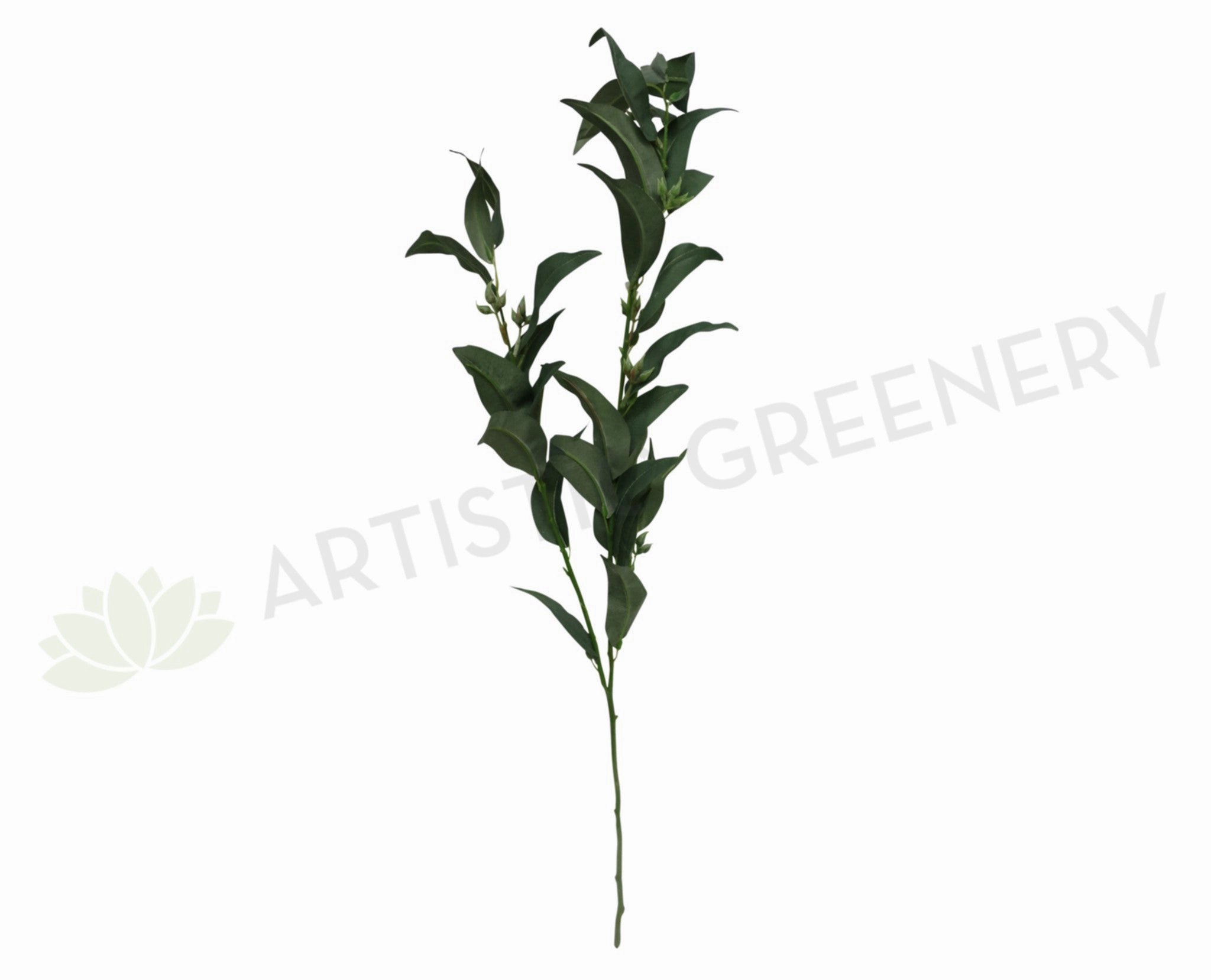 LEA0022 Gum Leaf / Eucalyptus Spray Real Touch 87cm xl flower pot  