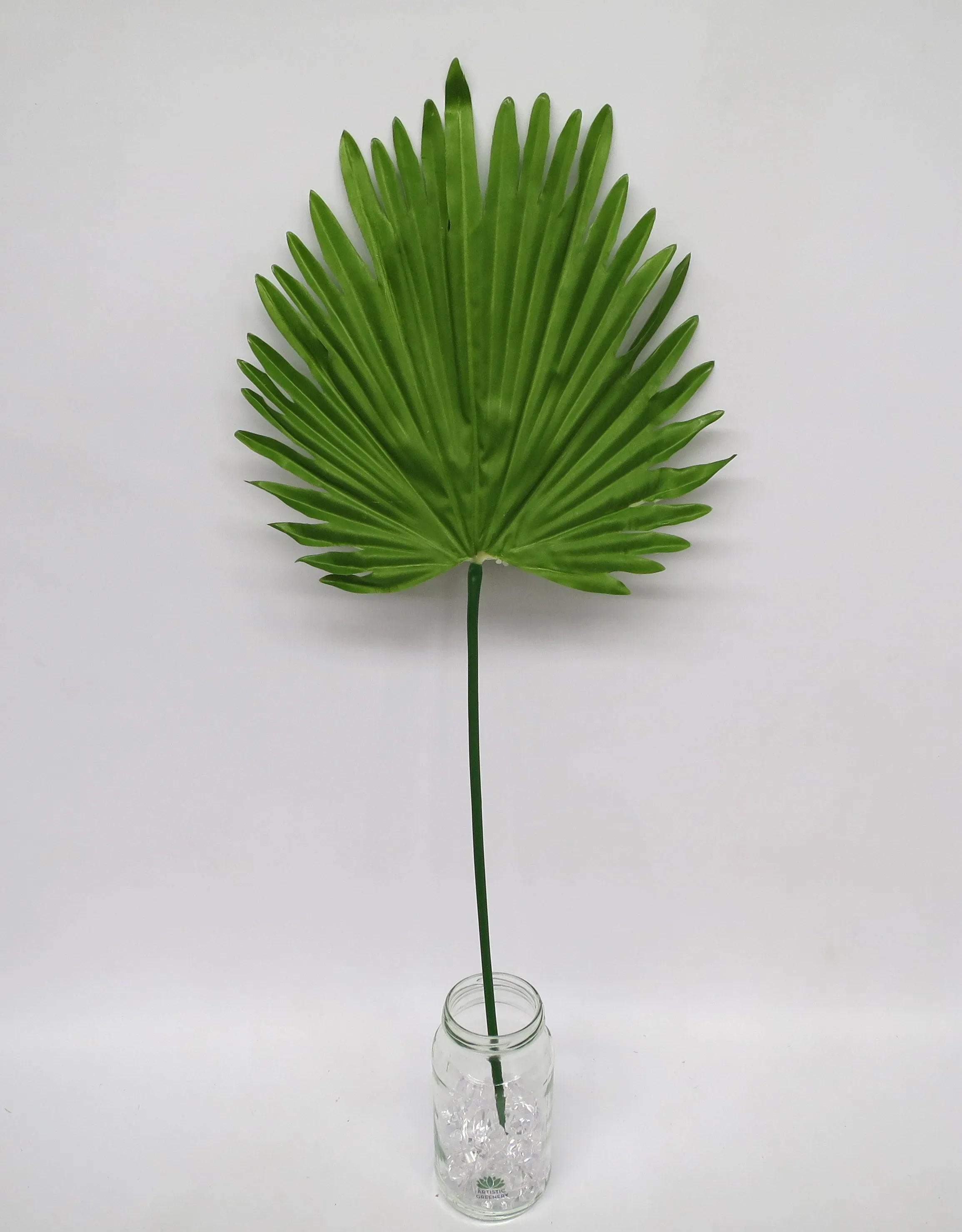 LEA0036 & LEA0062 Fan Palm Single Leaf Real Touch 2 Styles