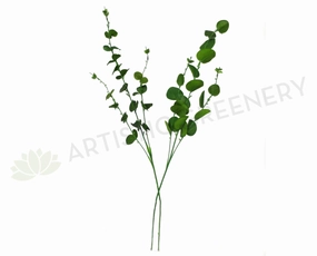 LEA0048 Eucalyptus Spray 80cm 2 Styles xl flower pot  