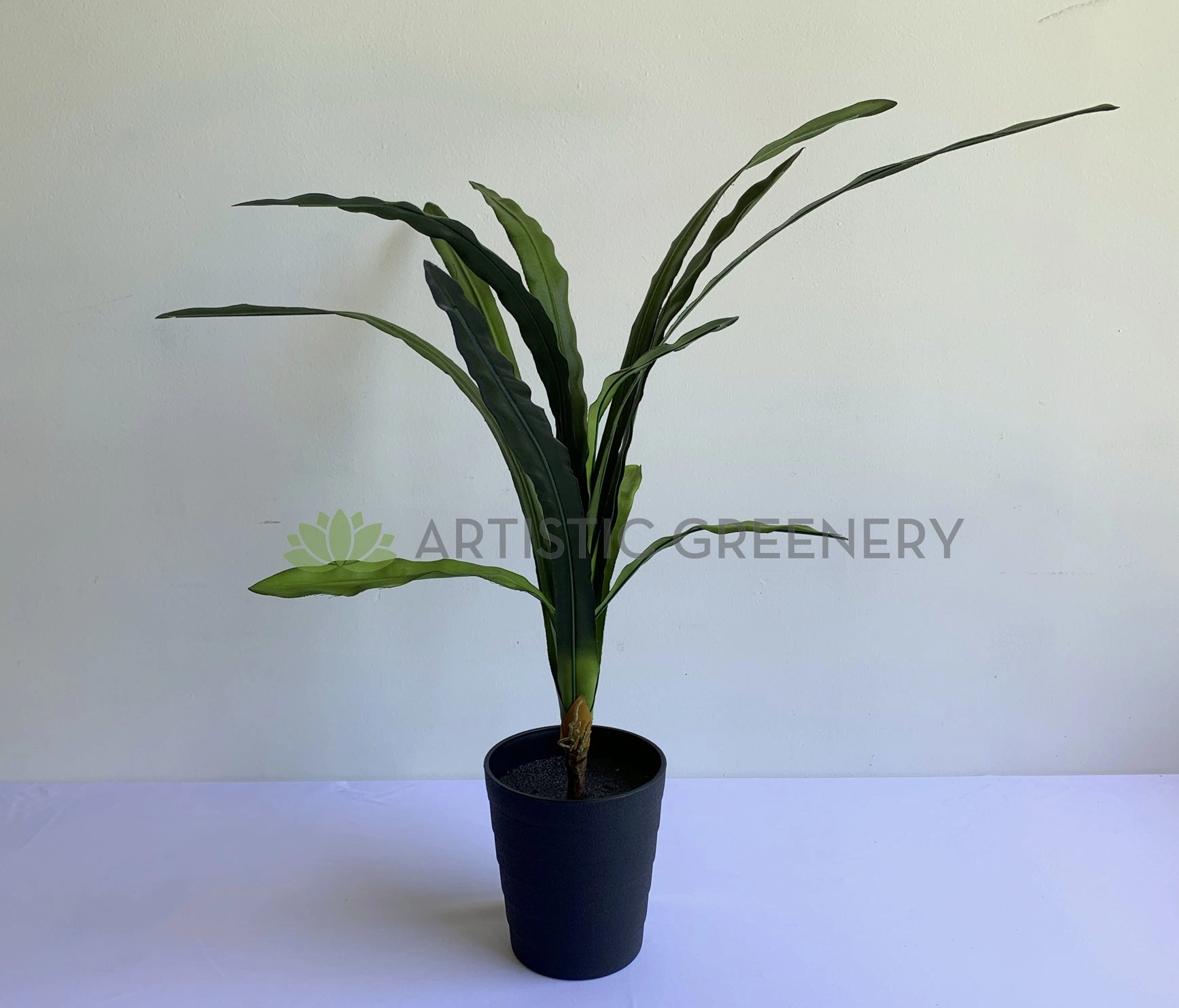 LEA0051 Cymbidium Orchid Leaves Bunch 89cm Real Touch