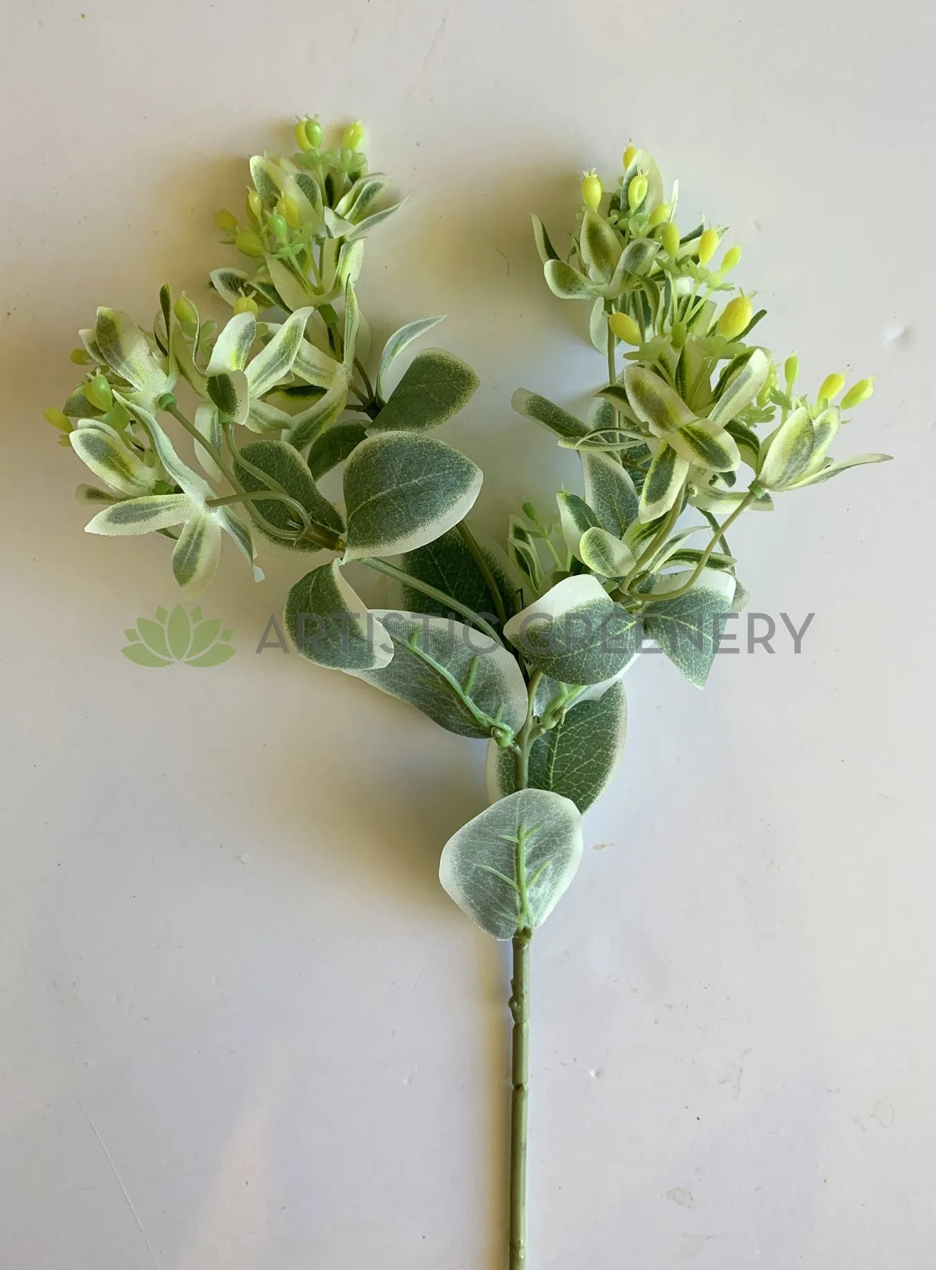 LEA0053 Variegated Seeded Greenery Spray 47-66cm