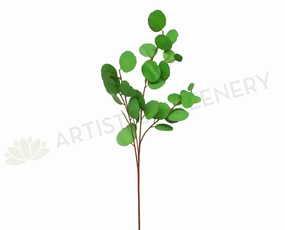 LEA0055 Silver Dollar Eucalyptus Spray 86cm Real Touch xl flower pot  
