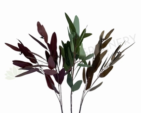 LEA0056 Gum Leaf / Eucalyptus Spray 3 Colours xl flower pot  