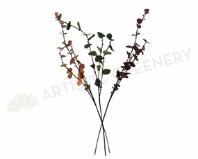 LEA0070 Silver Dollar / Eucalyptus Spray 81cm 3 Styles xl flower pot  