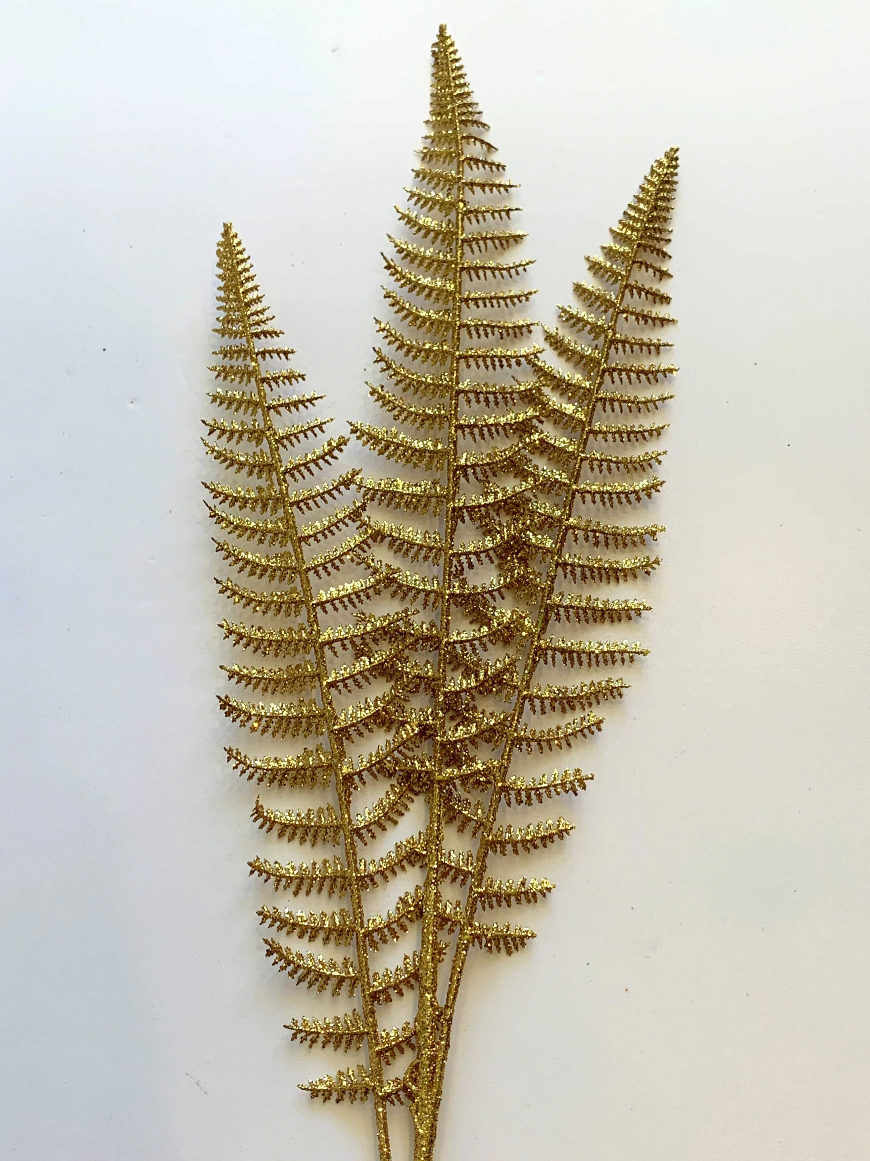 LEA0079 Gold Glittered Palm Leaves 76cm
