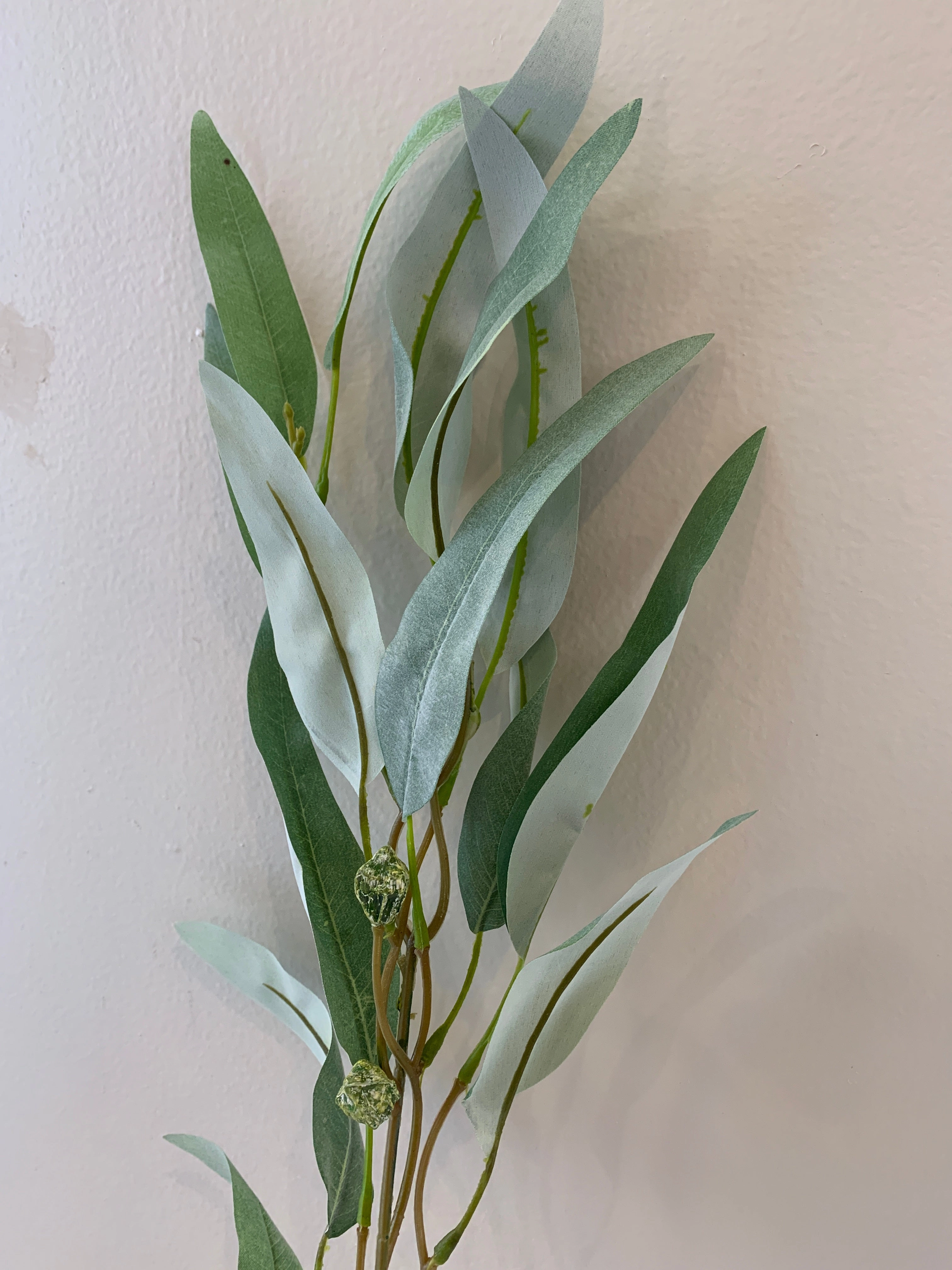 LEA0088 Gum Blossom / Eucalyptus Foliage 73cm Grey