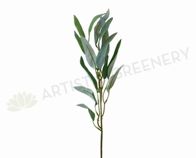 LEA0088 Gum Blossom / Eucalyptus Foliage 73cm Grey xl flower pot  