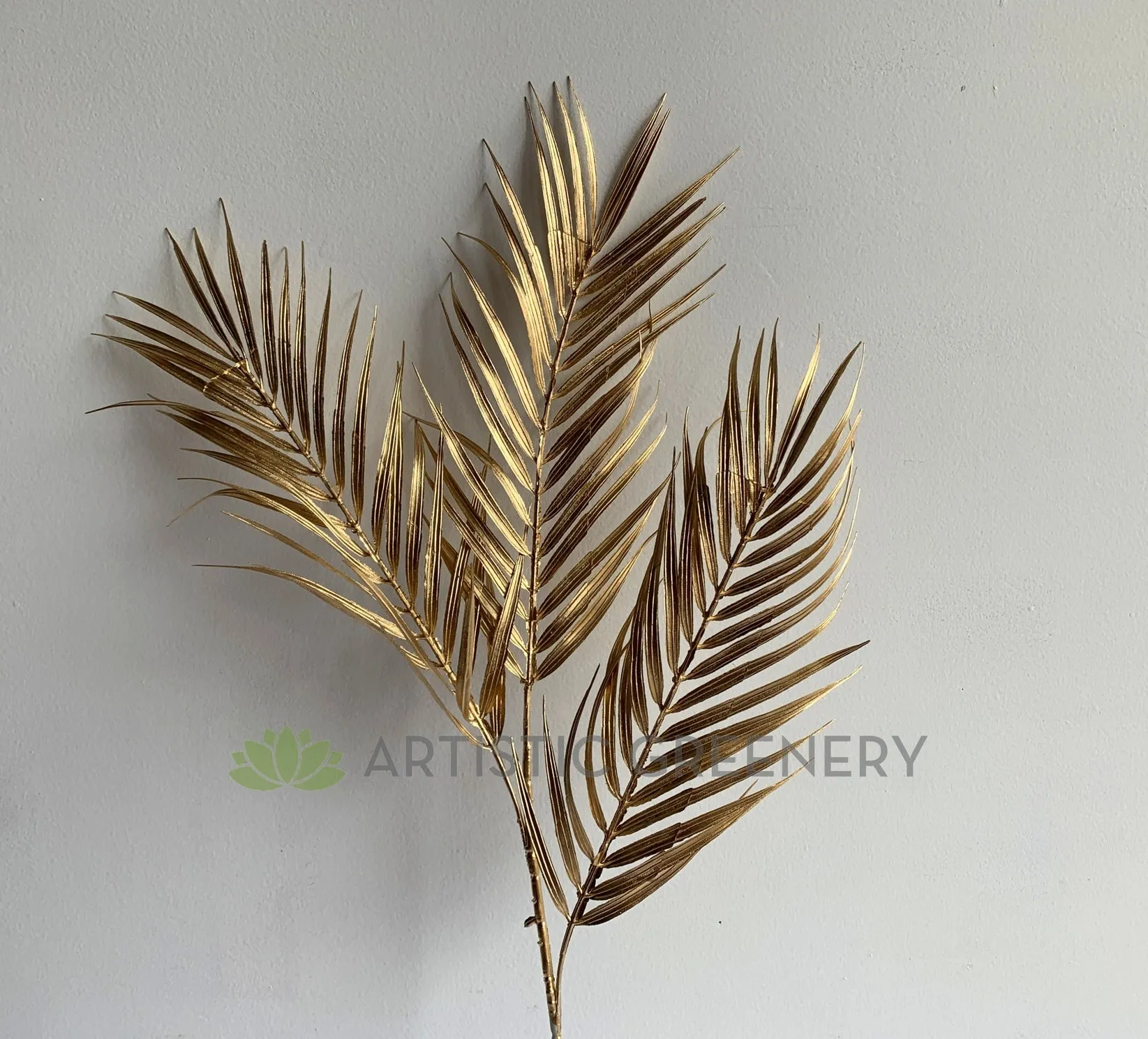 LEA0106 Gold Palm Leaves 93cm