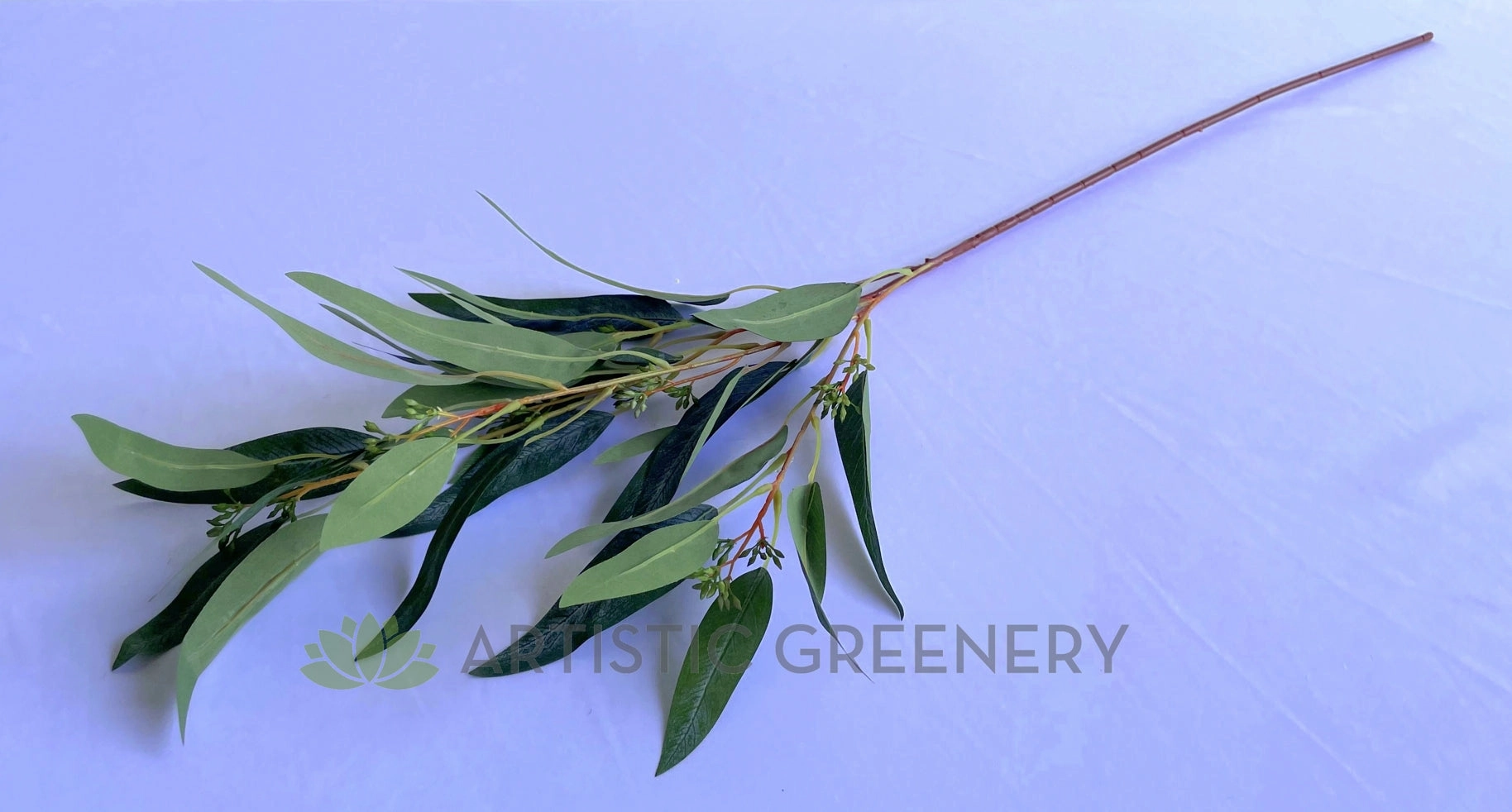 LEA0113 Seeded Gum Leaves 88cm