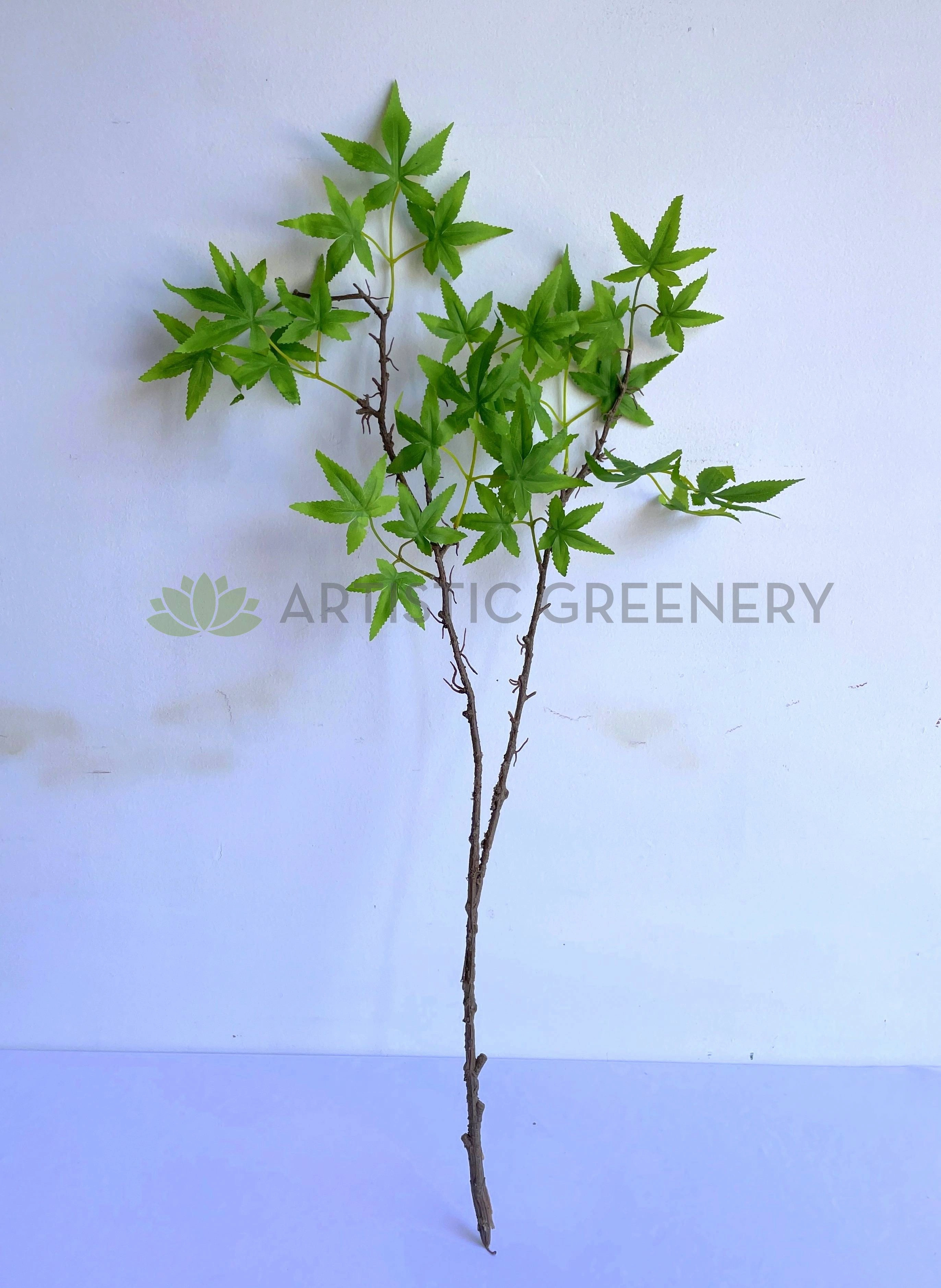LEA0117 Green Maple Foliage 95cm