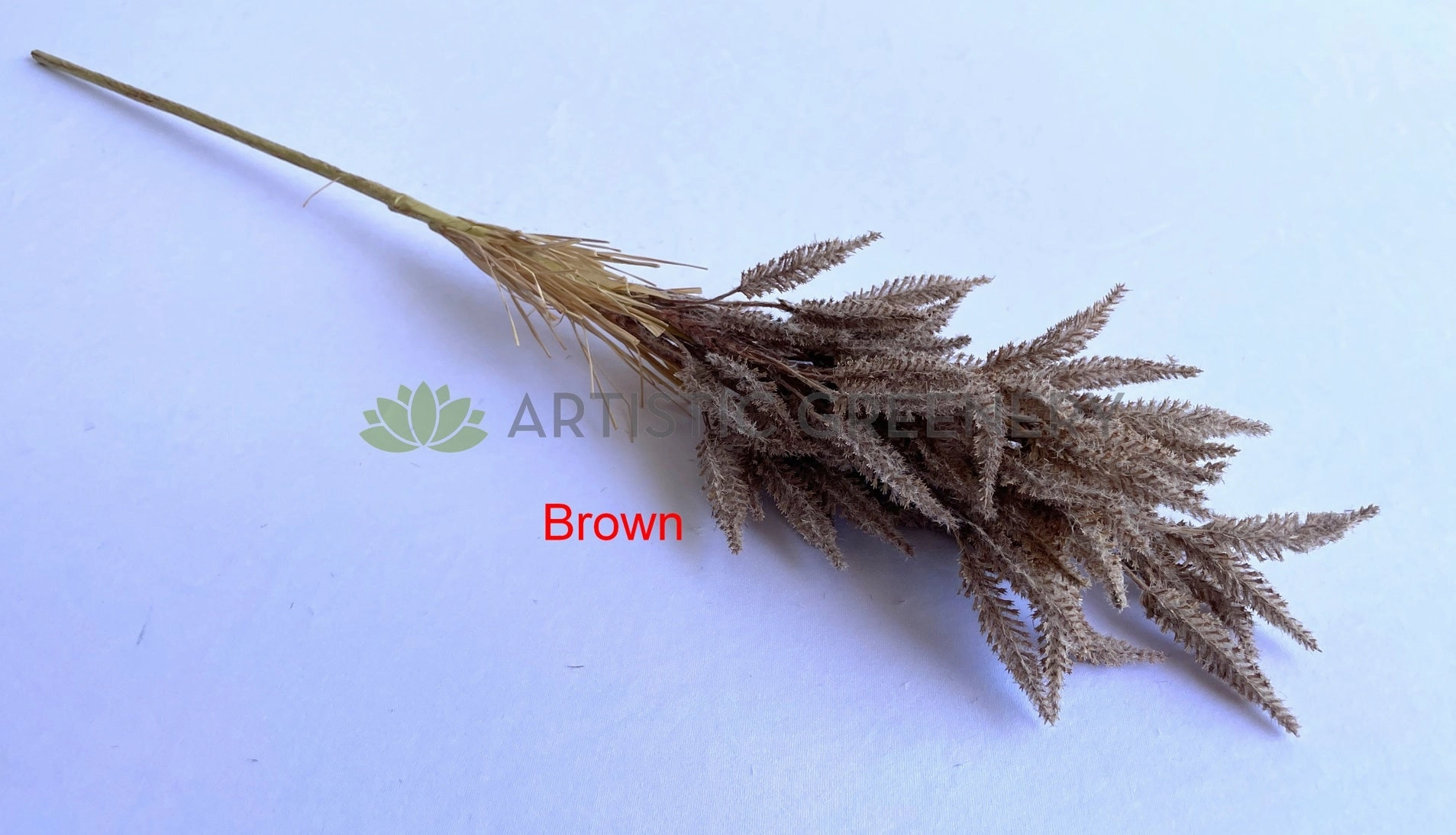 LEA0118 Dried Look Astible 82cm Cream / Brown