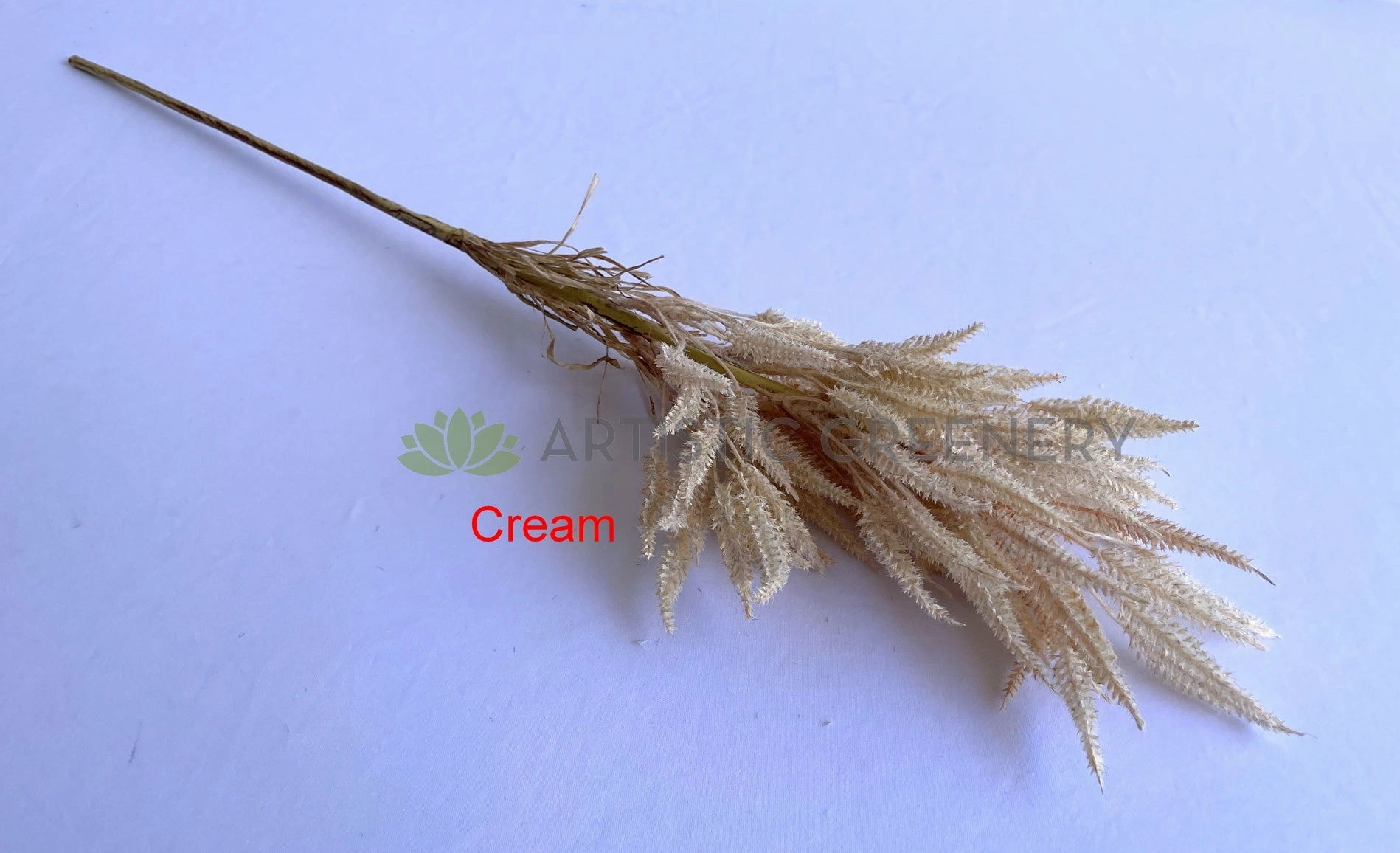 LEA0118 Dried Look Astible 82cm Cream / Brown