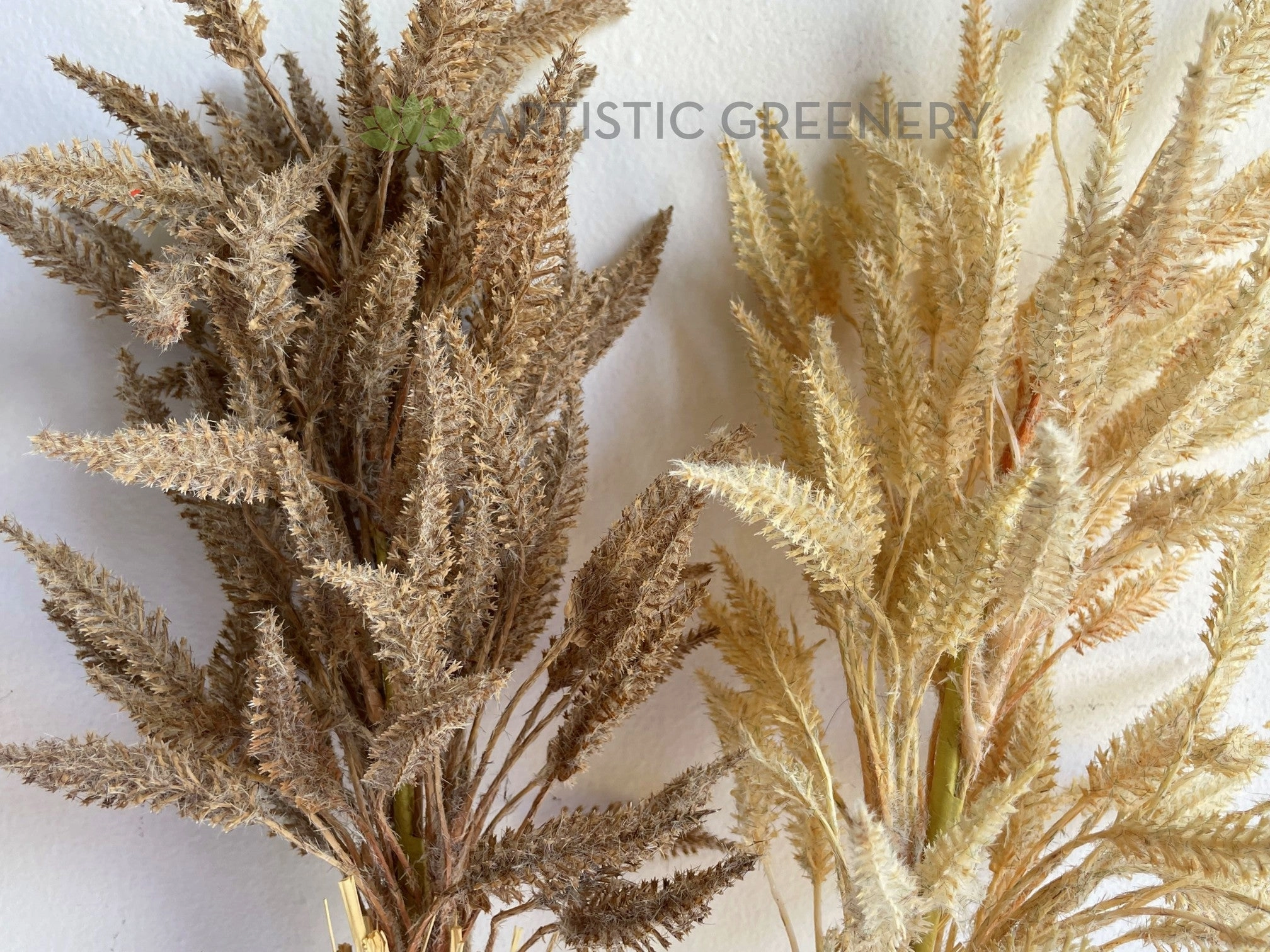 LEA0118 Dried Look Astible 82cm Cream / Brown