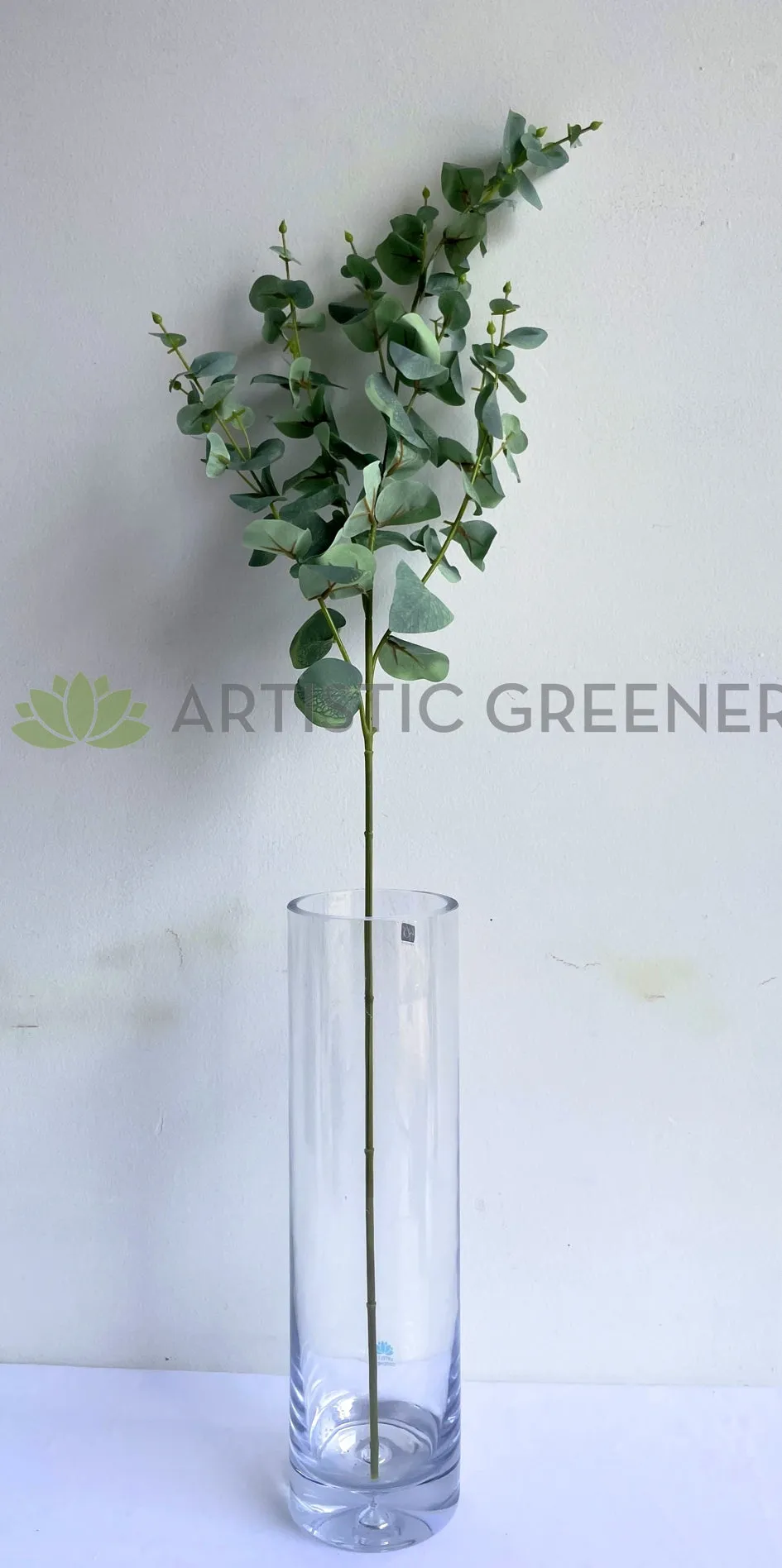 LEA0126 Eucalyptus Spray 100cm Grey Blue