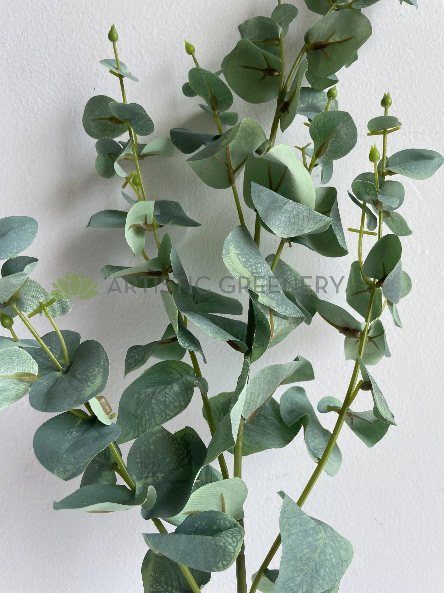 LEA0126 Eucalyptus Spray 100cm Grey Blue