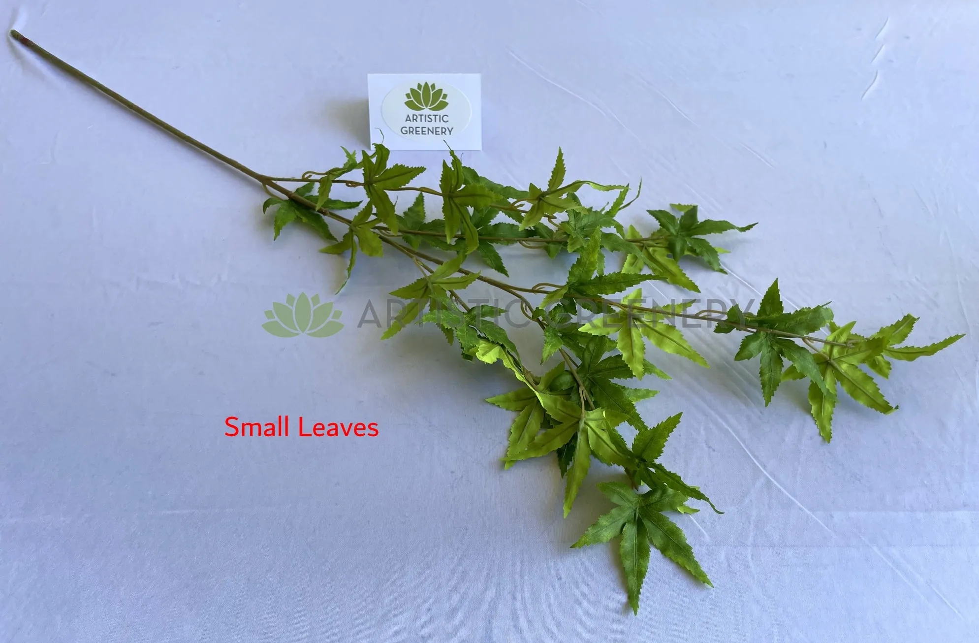 LEA0127 Maple Foliage Green 88cm 2 Sizes (Leaves)