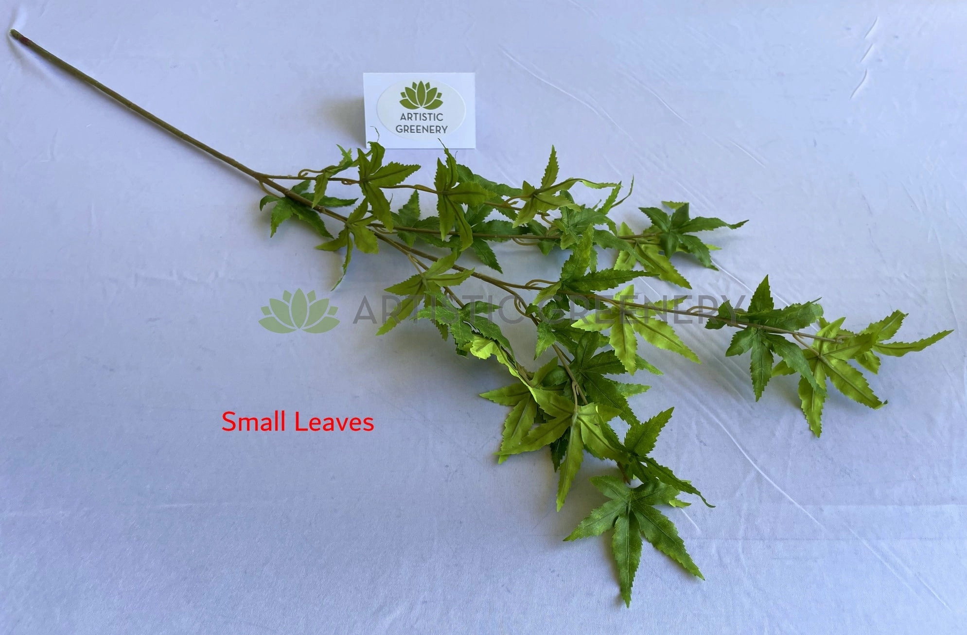 LEA0127 Maple Foliage Green 88cm 2 Sizes (Leaves)