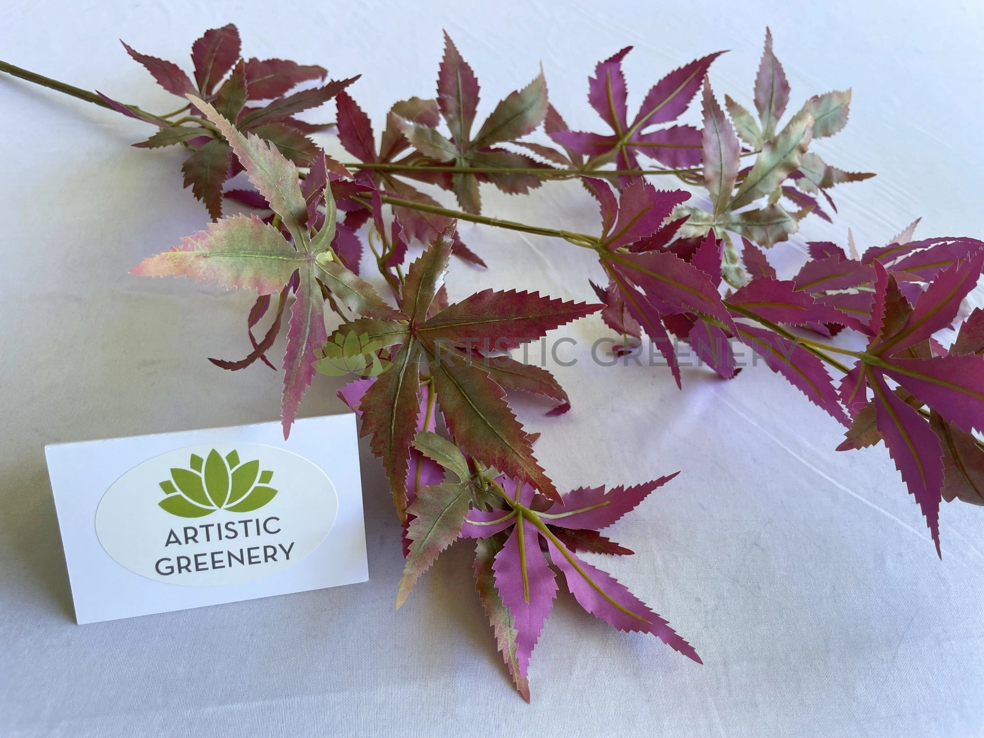 LEA0128 Maple Foliage 83cm Purple