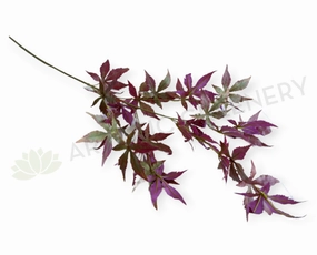 LEA0128 Maple Foliage 83cm Purple xl flower pot  