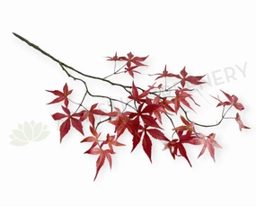 LEA0129 Maple Foliage 90cm Red xl flower pot  
