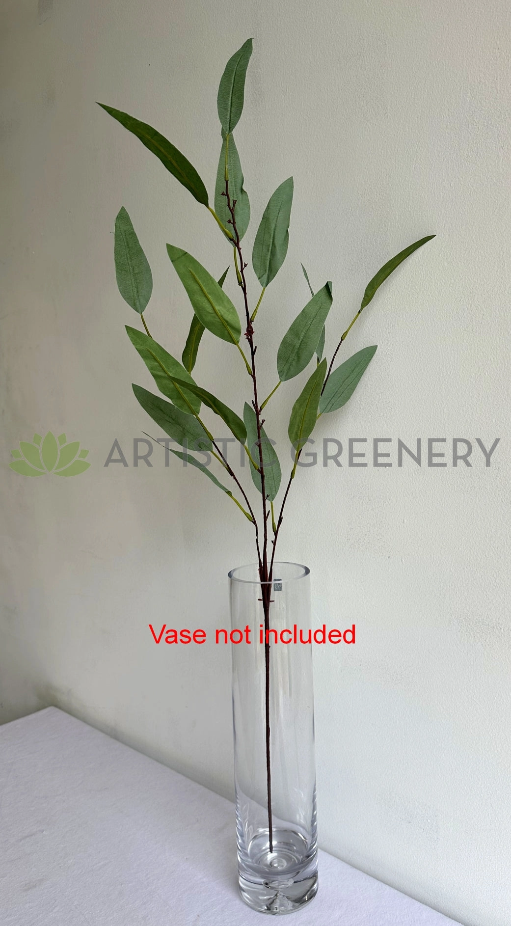 LEA0132 Eucalyptus / Gum Leaves Spray 92cm Green