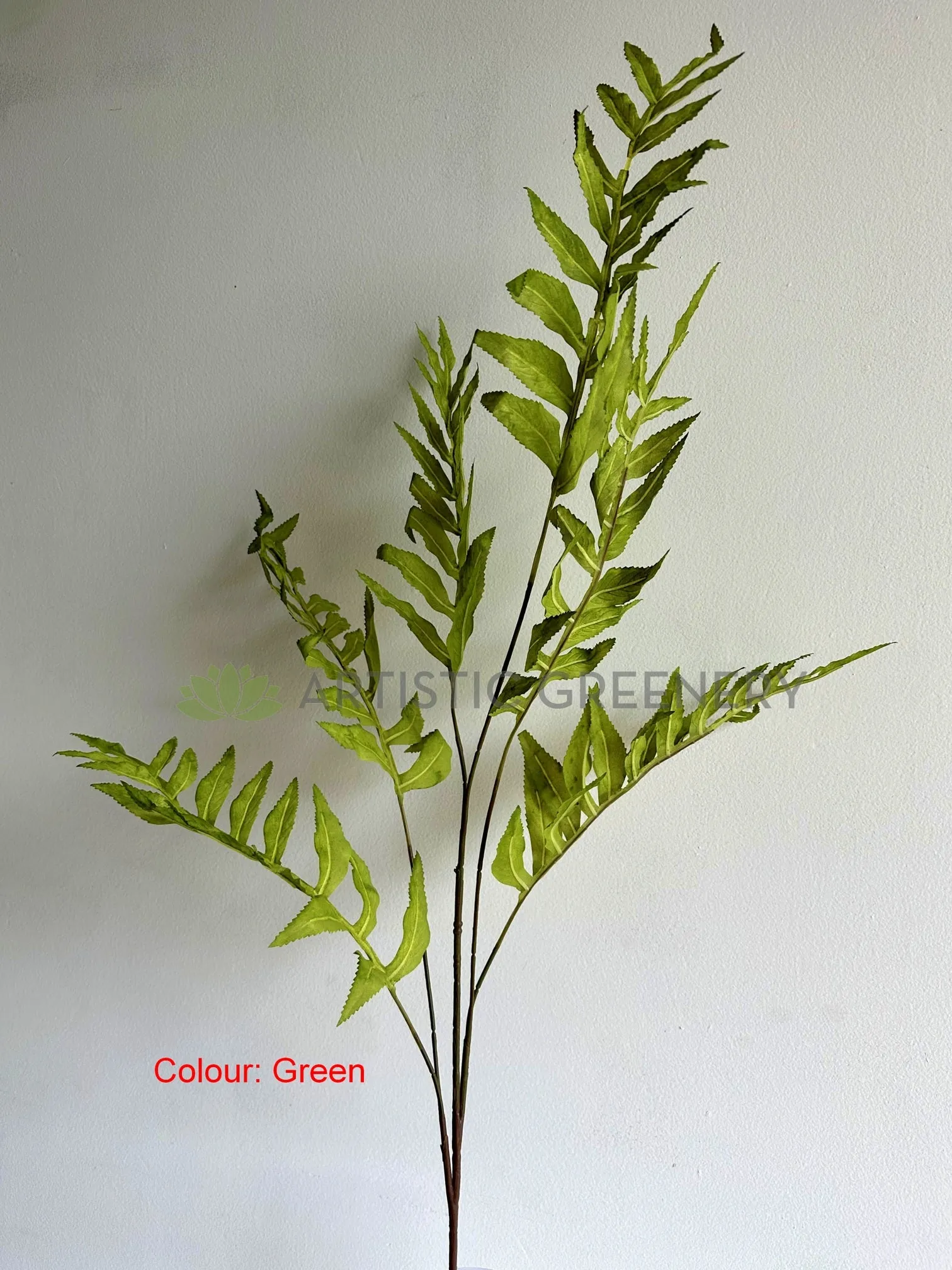 LEA0133 Fern Foliage 116cm Brown / Red / Green