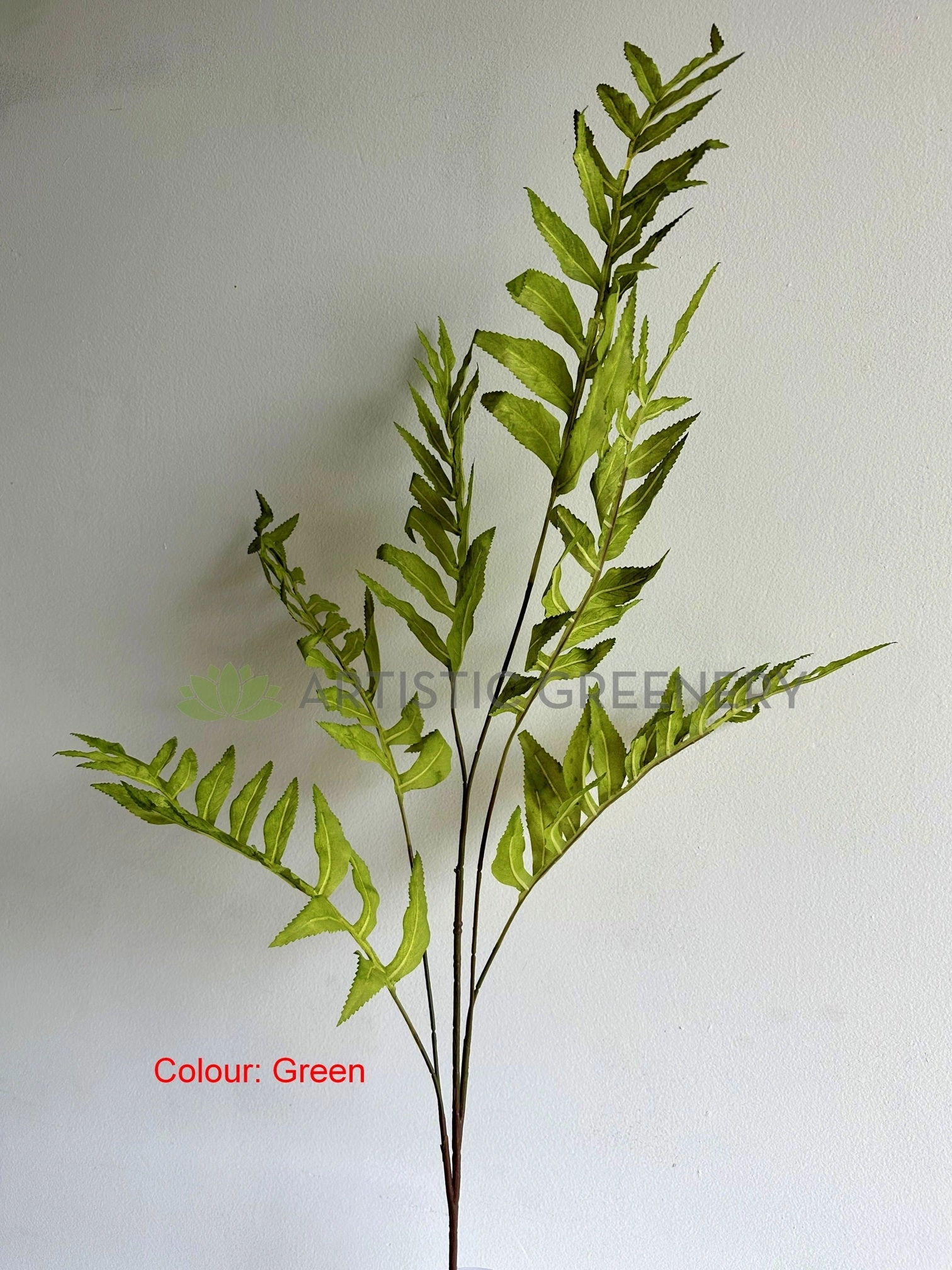 LEA0133 Fern Foliage 116cm Brown / Red / Green
