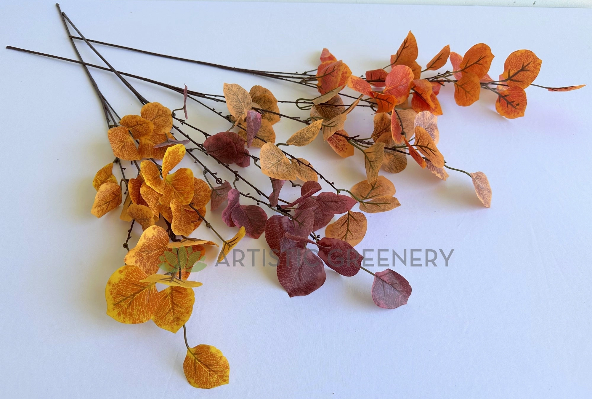 LEA0142-S93 Autumn Fall Eucalyptus Foliage 81cm 4 Styles