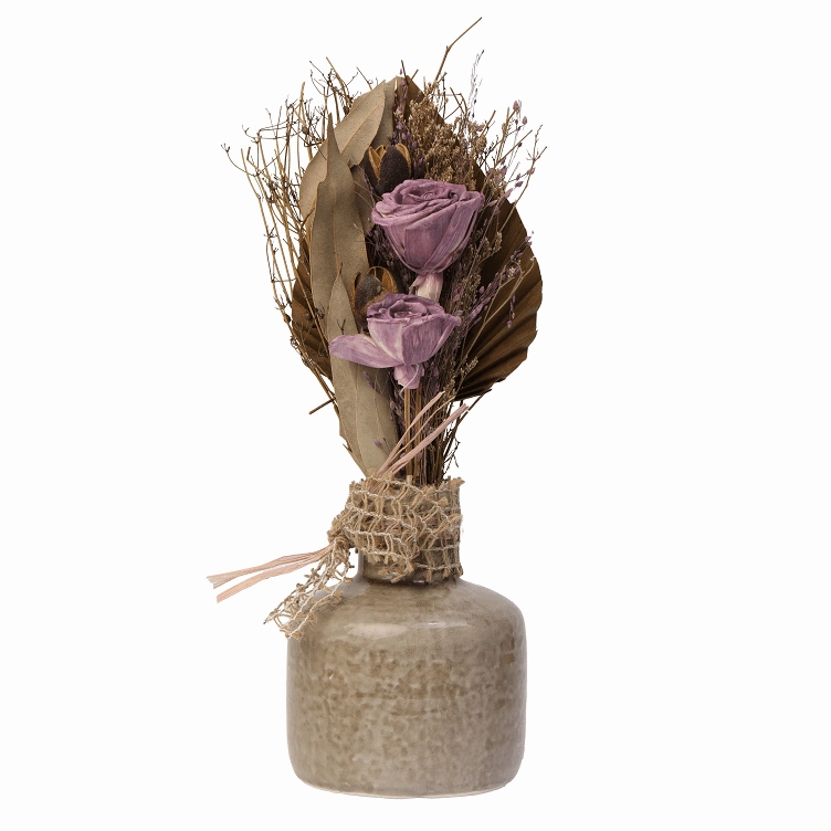 Lea Dried Lavender Small Vase