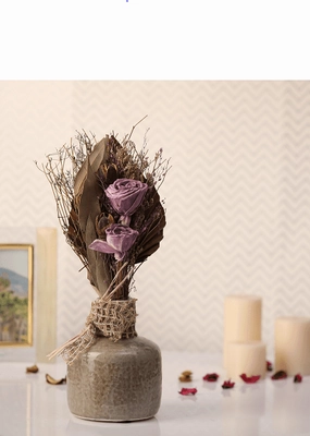 Lea Dried Lavender Small Vase outdoor greenery  