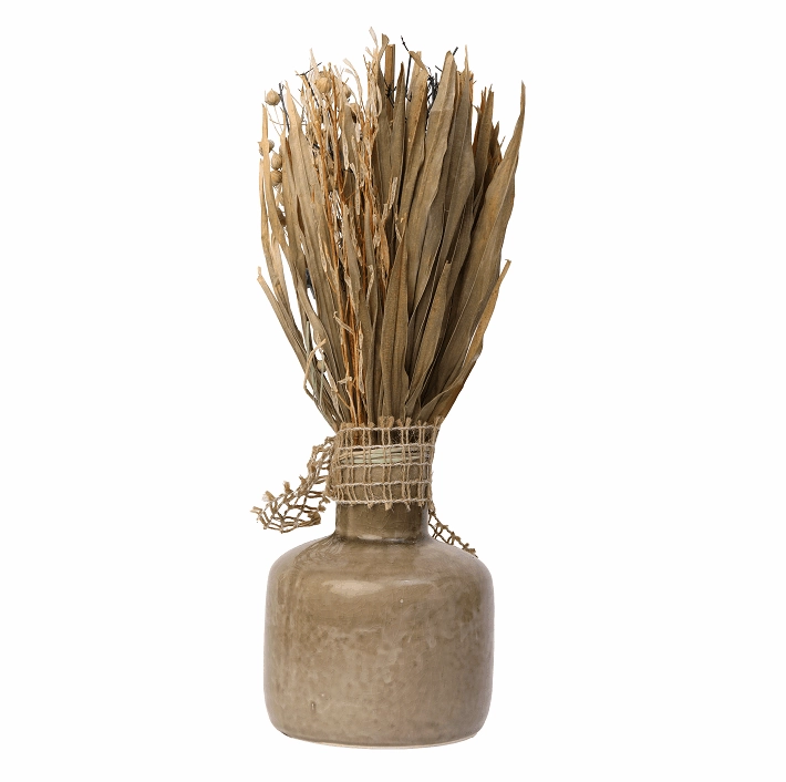 Lea Dried Ocean Blue  Small Vase