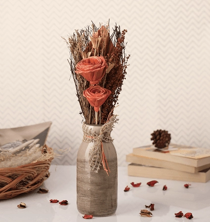 Lea Dried Sunset Big Vase outdoor greenery  