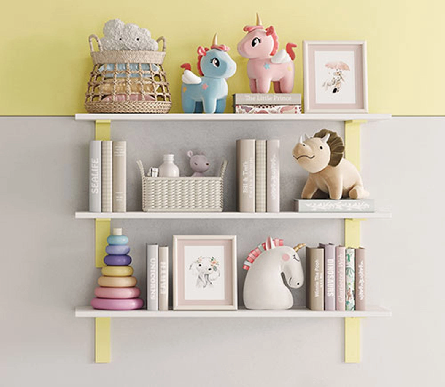 Leif Concretey Wall Shelf