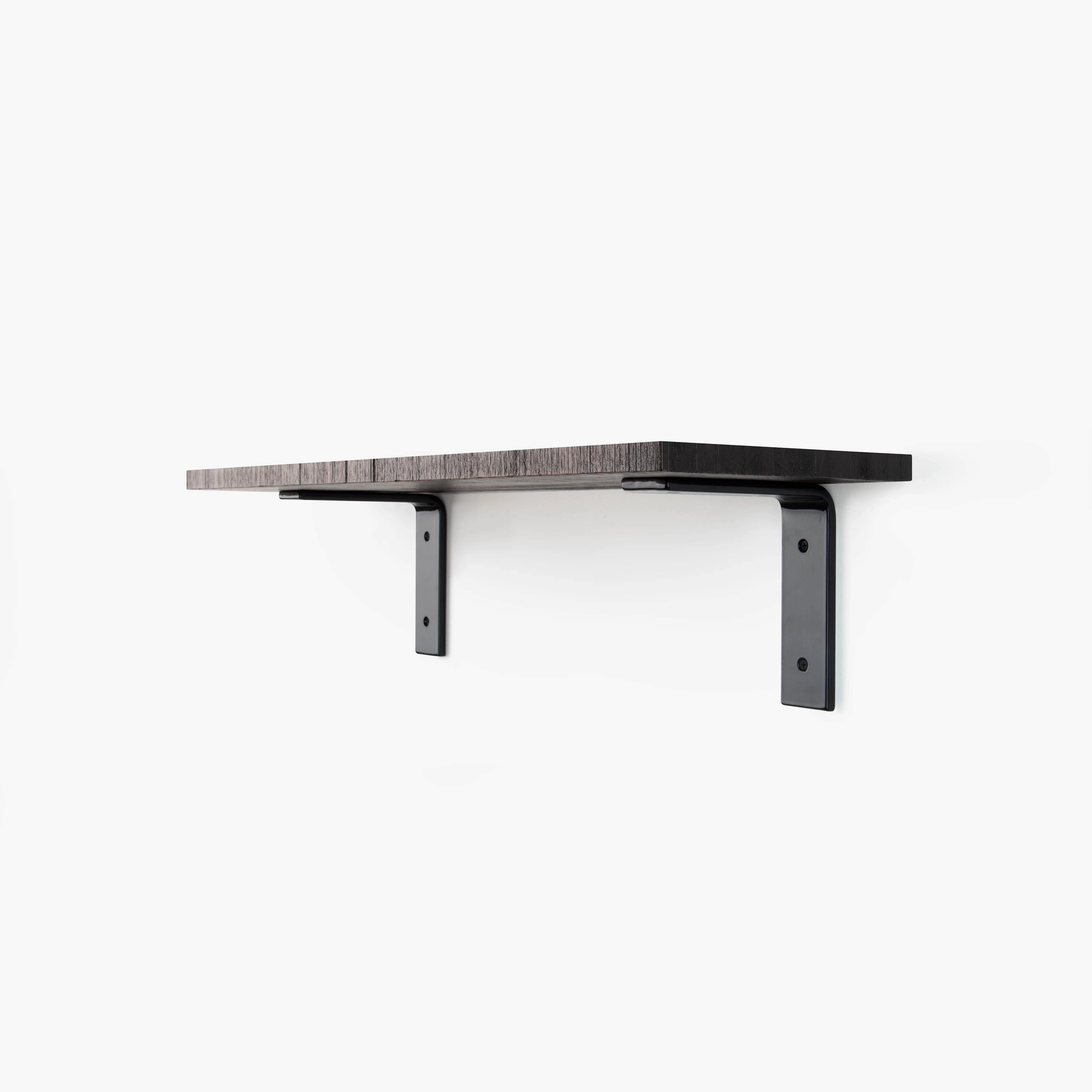 Leif Espresso Rustic Wall Shelf