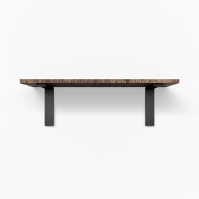 Leif Nutmeg Rustic Wall Shelf traditional flower vase  