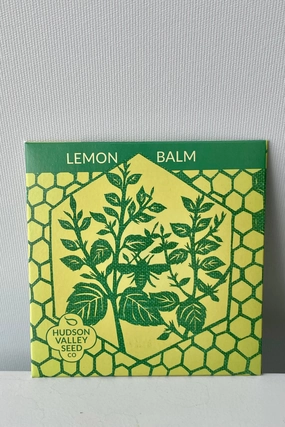 Lemon Balm Seeds Art Pack decorative flowerpot  