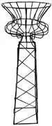 LG. TALL PLANTER decorative plants  