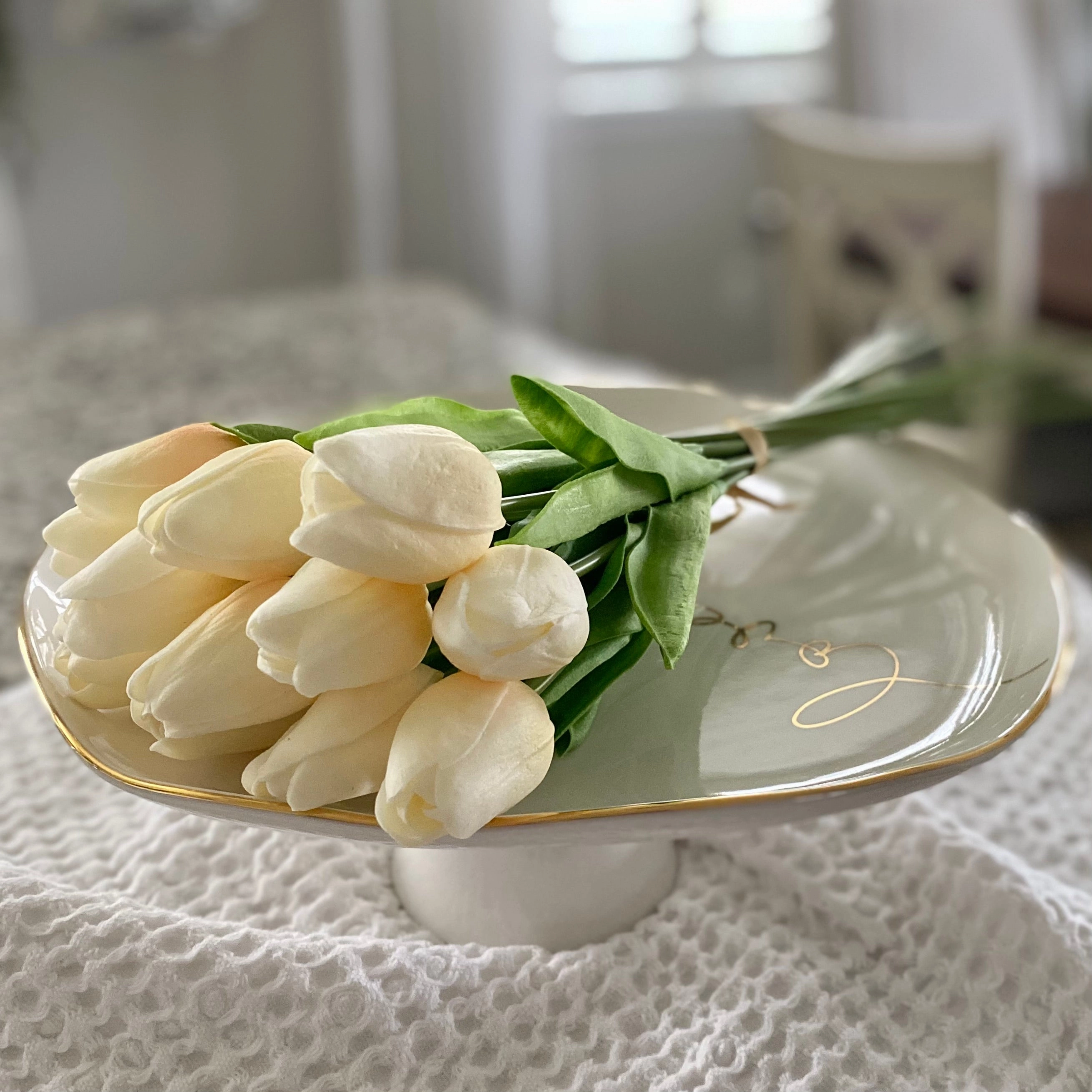 Light Peach Real Touch Tulip Bundle