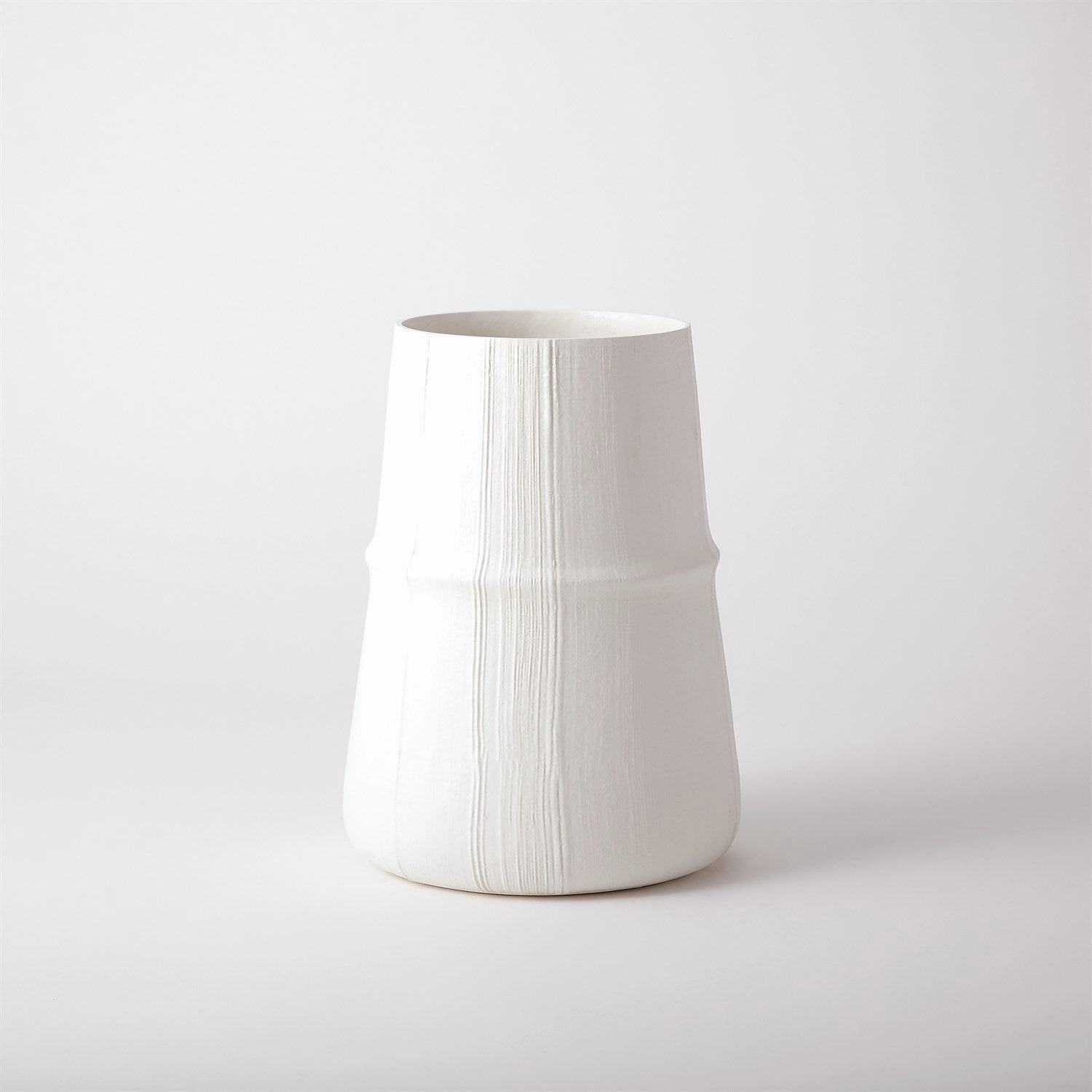 Linen - Soft White Vase Medium mini ornamental plant  