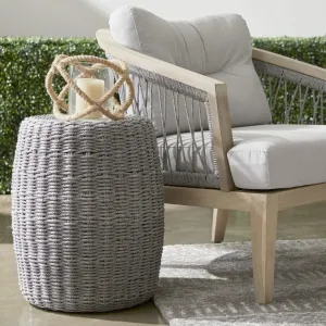 Loom Platinum Accent Table dried flowers  