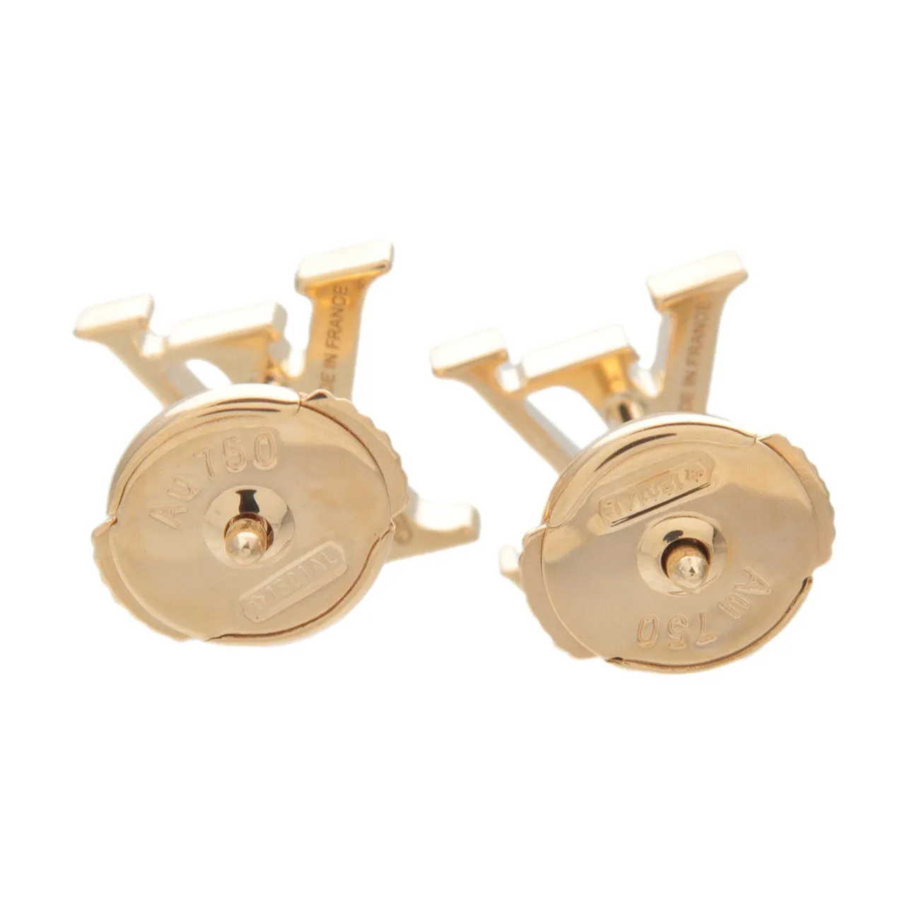 Louis Vuitton Puce Idylle Blossom LV Diamond Earrings K18YG Q96495