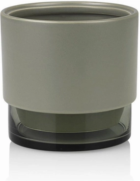 Lucie Kaas Gro Flowerpot Laurel Oak, 12,5cm dried green plant  