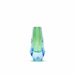 Lumina - Iridescent Blue & Green Extra Small Vase mini ornamental plant  