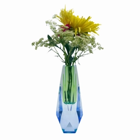 Lumina - Iridescent Blue & Green Large Vase mini ornamental plant  